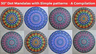 Create these Giant Dot Mandalas with me - Part 1 | Improve your artistic confidence | ATM Creations