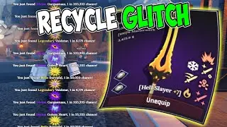 The RECYCLE BUG Makes FORGING WEAPONS Free! The Forge