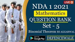 NDA 1 2021 MATH | BINOMIAL THEOREM RS AGGARWAL | QUESTIONS PRACTICE PART - 5 | BY PARVEEN SIR