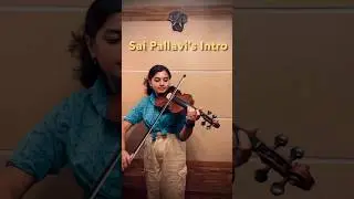 Sai Pallavi Intro | Amaran | Violin Cover | Rangappriya