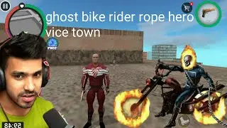 ghost bike rider in rope hero vice town