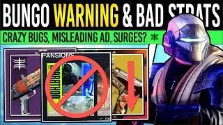 Destiny 2: COMMUNITY WARNING & BUNGIE'S GAMBLE! Roadmap Blunder, Broken Modifier, Risky Launch