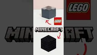 LEGO Block of Black Wool vs. Minecraft OG.