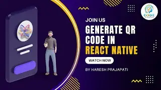 Generate Qr Code With Custom Text In React Native | React Native Tutorial In Hindi #41