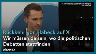 Gr&uuml;nen-Parteitag: Wahlkampfleiter Andreas Audretsch bei phoenix