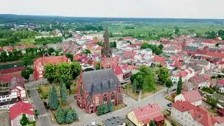 Drezdenko z lotu ptaka 4K Mavic Pro