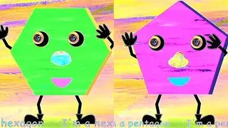 Introducing The 2 Shapes 🤩 | Shape Sounds Song Random Effects 