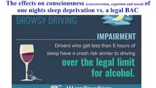 Comparing the effects of alcohol vs. sleep deprivation on consciousness - VCE Psychology