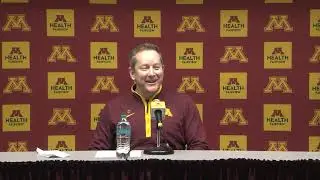 Postgame Press Conference: Gopher Basketball vs. Iowa