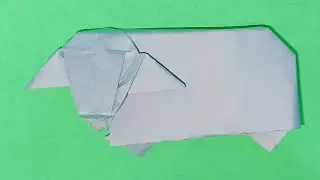 origami sheep - how to make a paper sheep