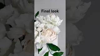 Floral Wedding Cake | Final Reveal#weddingcake #shorts