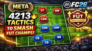 BEST 4213 META TACTICS IN EAFC 26 🔥 | DOMINATE FUT CHAMPS