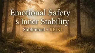 Emotional Safety & Inner Stability Subliminal | Reiki Energy for Calm & Grounding (90 Min)