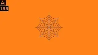 Create a spiderweb in Adobe Illustrator