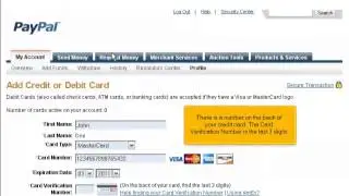 UHow to add your credit card to your PayPal account