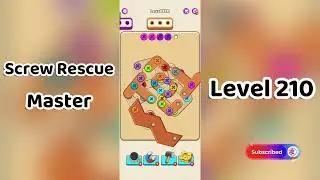 Screw Rescue Master Level 210 Walkthrough 🔩🧩 | Go Answer
