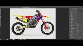 SUZUKI RMZ 2025 Motocross PSD Mockup 3 view ( rear-side-front )&ndash; 1-Click Smart Object Customization