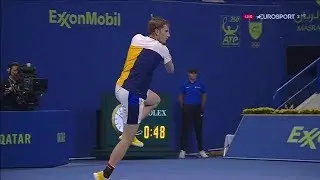 Doha 2018 Florian Mayer   Dropshot MANIA