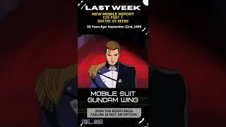 Gundam Wing E25 Lay Down Your Blade #anime #action #retro #nostalgia #shorts #scifi #robot #toonami