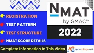 NMAT 2022: Registration I Test Pattern I Fees I Important Dates I Cut Off I Advantages of NMAT 2022