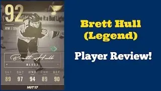 NHL 17 HUT: Legend Brett Hull Player Review
