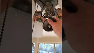Replacing ceiling fan chain pull. Fan, Chain Pull