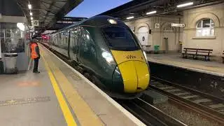 GWR 802 arrives at Exeter St Davids platform 4