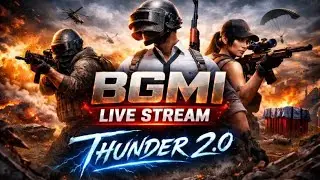 BGMI Live: Road to Conqueror 🚀 &ndash; Can We Get Chicken Dinner?!#bgmi #bgmilive #thunder2.0 #PUBG