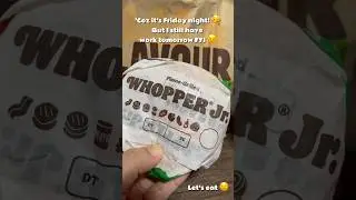BURGER KING Whopper Jr. 🍔 #SABBEats