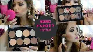 L.A. Colors I heart Makeup Contour Palette | Review and Demo