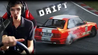 Je drift sur Assetto Corsa avec un volant