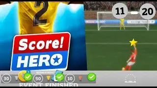 Score! Hero 2 International Hero  Event - Level 11 - 20 - Complete 3 Stars Walktrough