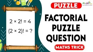 Find the answer - factorial puzzle question #bodmas #math #factorial #trick #puzzle