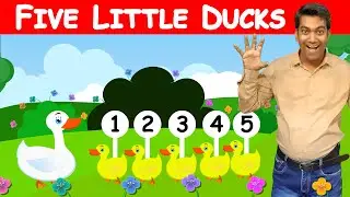 Five Little Ducks poem | Nursery Rhyme | Varun Biwanl