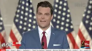 BASEMENT DWELLING JOE BIDEN: Matt Gaetz EXPLOSIVE Speech at Republican National Convention!