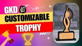Customizable Trophy by Gift Kya De | Eco Friendly - Made in India Trophy