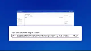 AskSAM in Action: Simplifying Space Optimization with AI in OpenBlue