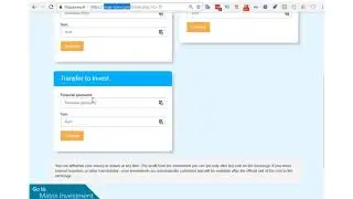 MatrrixCoin - Как сделать вклад в Matrix Invest