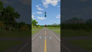 beamNG Drive - ups & down boqllard crashes part 368 #beamngdrive  #trending #youtubeshorts #shorts