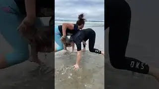 Wrestling drills on the beach by Cat Zingano #shorts #beach #wrestling
