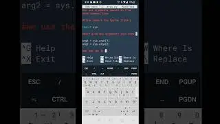 Python on Termux - Getting arguments