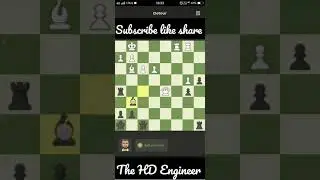 daily puzzle analysis II Hard rated puzzle II detour playing II The HD Engineer #shorts #chess #live