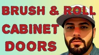 Brush and roll your cabinets tutorial