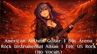 American Anthem Guitar | 80s Arena Rock Instrumental Album | Epic US Rock (No Vocals)