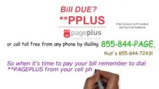 Pay PAGE PLUS by Phone - Dial **PAGEPLUS
