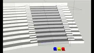 Placing of seats in the stadium | SketchUp
