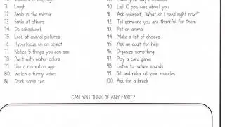 Suicide Prevention Week: Coping Skills Activity