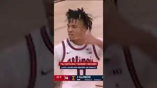 Terrence Shannon Jr Sets Tournament Record with 36 Points vs. Nebraska | Illinois Men's Basketball