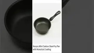 Norpro Mini Carbon Steel Fry Pan with Nonstick Coating