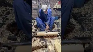 80 years old man making a wooden cot legs #amazing #handmade #viral